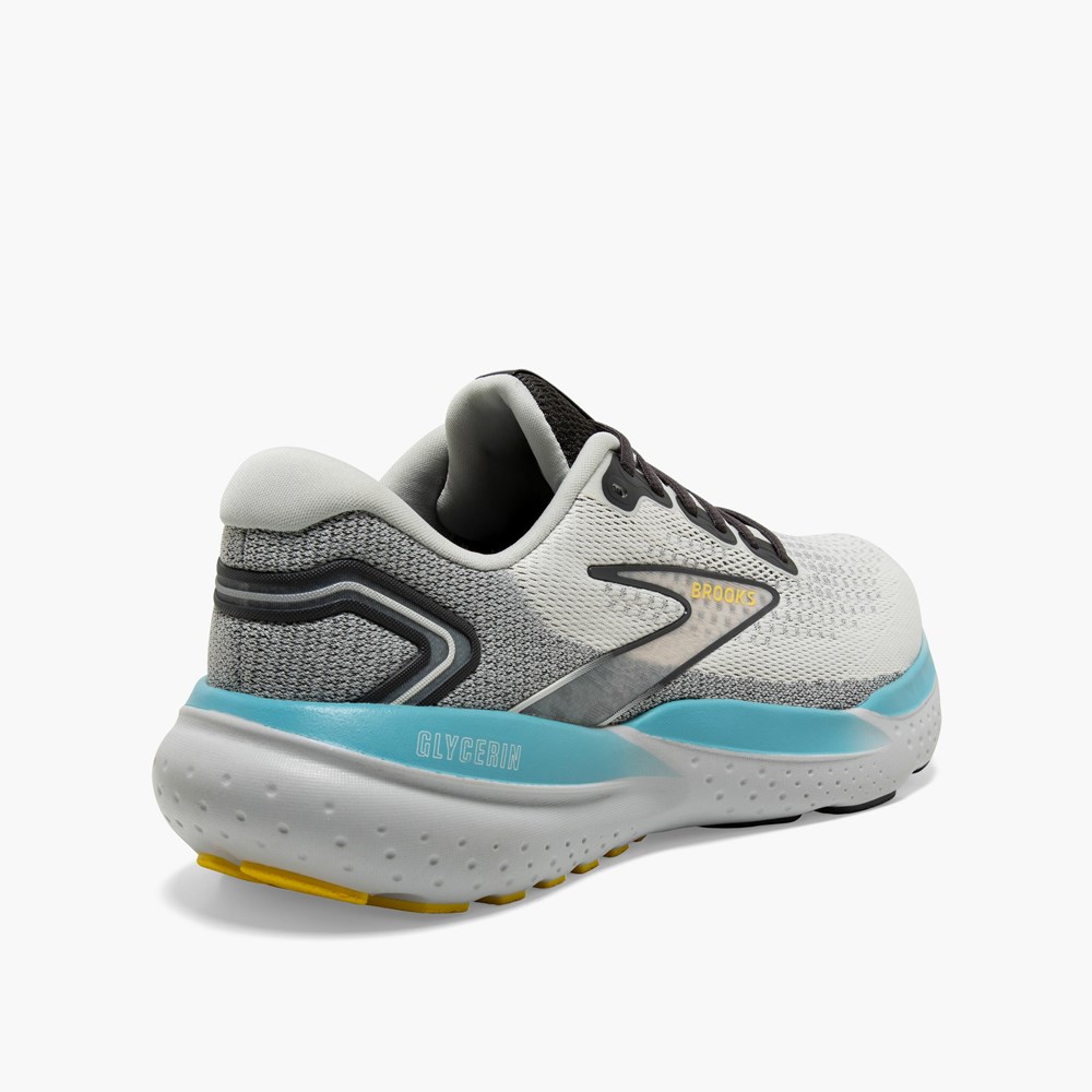 Chaussures Running Route Brooks Glycerin 21 Jaune Homme | QMW-0035317